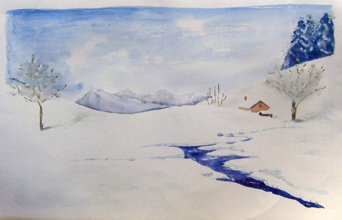 Un hiver sous la neige...vu par nos nos artistes... 